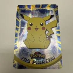Pokemon 2000 Topps Holo Foil Vending Pokemon Card Series 1 25 Pikachu Pokemon LP - Image 1