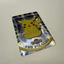 Pokemon 2000 Topps Holo Foil Vending Pokemon Card Series 1 25 Pikachu Pokemon LP - Image 2