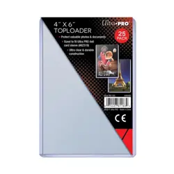 Ultra Pro Card Sleeves Special Size Toploader - Regular (4" x 6") (25) New - Image 1