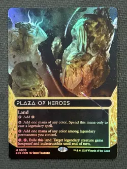 MTG Plaza of Heroes Edge of Eternities EOE M (0033) NM Foil - Image 1