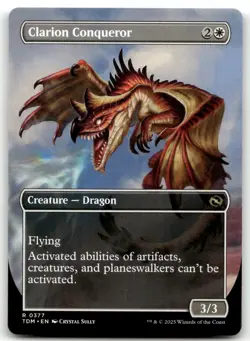 Clarion Conqueror (Borderless) #377 (NM) Tarkir Dragonstorm TDM Magic MTG - Image 2