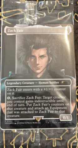 Zack Fair PRM 0001 FFVII - Foil MTG Media Promo - Image 1