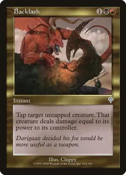 Backlash Invasion LP MTG - Image 1