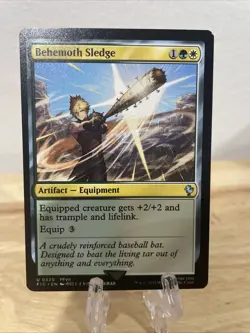 MTG Behemoth Sledge Regular #0320 Commander: Final Fantasy Uncommon NM/M - Image 1