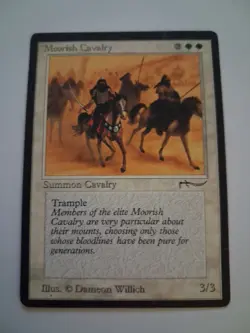 Moorish Cavalry MP (Dark) Arabian Nights MTG Magic the Gathering - Image 1