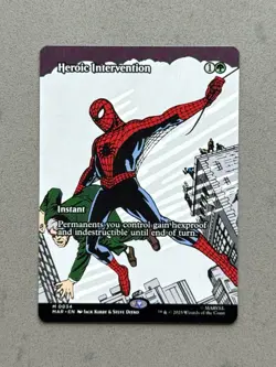 Heroic Intervention Borderless M Marvel Universe Eternal-Legal 34 MTG Spider-man - Image 1