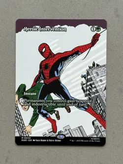 Heroic Intervention Borderless M Marvel Universe Eternal-Legal 34 MTG Spider-man - Image 4