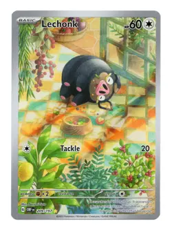Lechonk #209/197 Pokemon Obsidian Flames Full art - Image 1