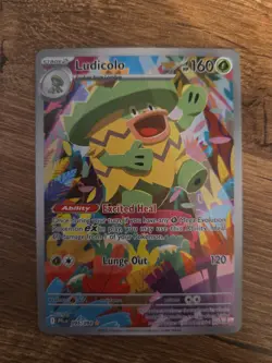 Ludicolo 095/094 Me02: Phantasmal Flames Holo Pokemon TCG NM Illustration Rare - Image 1