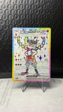 Pokemon TCG Cinderace EX Full Art Ultra Rare Rainbow Holo 157/142 - Image 1