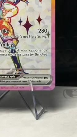 Pokemon TCG Cinderace EX Full Art Ultra Rare Rainbow Holo 157/142 - Image 5