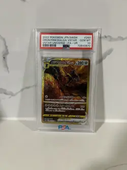 2022 Pokemon JPN VStar Universe Origin Forme Dialga VStar 260/172 UR PSA 10 - Image 1