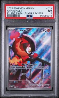 Charcadet 022 Mep En-me Black Star Promo Pokemon PSA 7 - Image 1