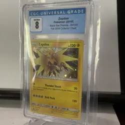 Zapdos Pokemon 2018 Black Star promos - SM145 Fall 2018 Collector Chest - Image 1