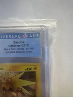 Zapdos Pokemon 2018 Black Star promos - SM145 Fall 2018 Collector Chest - Image 3
