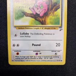 Jigglypuff 77/130 Pokemon Base Set 2 NM - Image 3