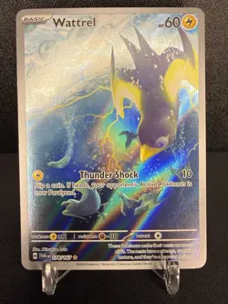 Pokemon TCG Wattrel #178/167 Sv06: Twilight Masquerade Illustration Rare Holo NM - Image 1