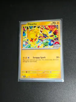 Pokemon TCG - Pikachu SVP 225 - World Championship 2025 Stamp - Black Star Promo - Image 1