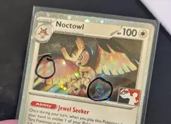 🌀2 SWIRLS🌀 Noctowl 115/142 SCR - Cosmos Holo Play! Stamped Pokemon Prize Pack - Image 1