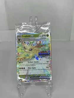 Leafeon ex 006/131 Prismatic Evolutions Stamped Surprise Box Promo Card SEALED - Image 1