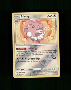 Blissey 102/145 Holo Holo Rare Guardians Rising Pokemon Reverse Holo Near Mint - Image 1