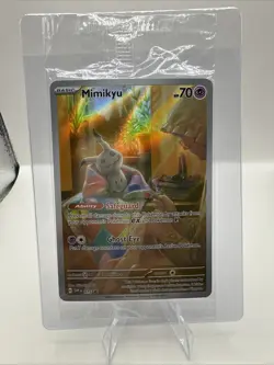 Pokemon Mimikyu 075 Black Star Promo Scarlett Violet Paldean Fates ETB Sealed - Image 1