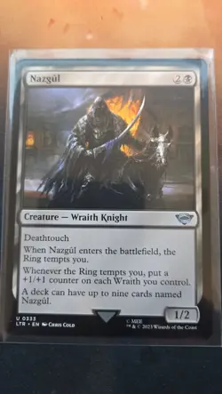 MTG Lord Of The Rings Nazgul 0333 NM Regular Universes Beyond - Image 1