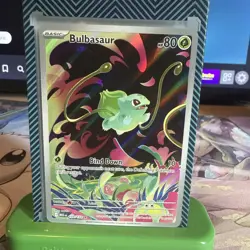 Pokemon TCG Bulbasaur 133/132 Mega Evolution Illustration Rare - Image 1