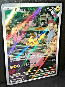 POKEMON SCARLET & VIOLET 151 - PIKACHU #173/165 - ILLUSTRATION RARE (NM) - Image 2