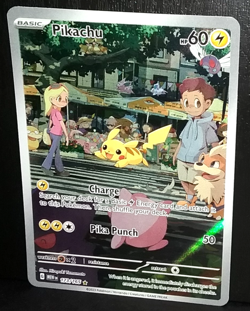 POKEMON SCARLET & VIOLET 151 - PIKACHU #173/165 - ILLUSTRATION RARE (NM) - Image 3