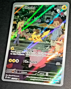 POKEMON SCARLET & VIOLET 151 - PIKACHU #173/165 - ILLUSTRATION RARE (NM) - Image 4