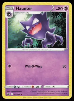 Haunter 056/198 Uncommon Chilling Reign Pokemon Near Mint - Image 1