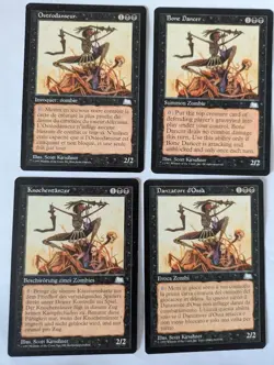 4 Bone Dancer Weatherlight MTG NM Free shipping with tracking - Image 1