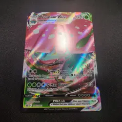 2021 Pokemon Venusaur VMAX Battle Box SWSH102 Black Star Promo Full Art Mint - Image 2
