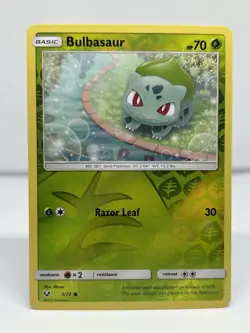 BULBASAUR 1/73 REVERSE HOLO - SHINING LEGENDS 2017 - POKEMON - Image 1