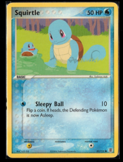 Squirtle 82/112 Pokemon Fire Red & Leaf Green - Image 1
