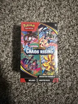 Pokemon TCG Chaos Rising Booster Bundle Box 6 Booster Packs 1 Box 6+ - Image 1