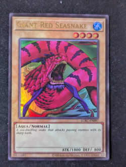 Giant Red Seasnake LCKC-EN097 Unlimited Ultra Rare’s NM FREE SHIPPING! - Image 1