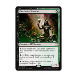 WOTC MTG Eternal Masters Deathrite Shaman (R) EX - Image 1