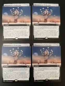 MTG- Monument of Perfection x4 - Phyrexia: All Will Be One (Extended Art) - Image 1