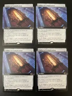 MTG- Tablet of Compleation x4 - Phyrexia: All Will Be One (Extended Art) - Image 1