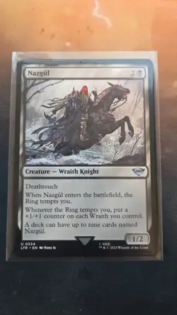 MTG Nazgul (0334) *Non-Foil* Base Lord of the Rings LOTR MT/NM - Image 1
