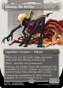 MTG English Ulamog, the Defiler (Borderless) NM Foil Modern Horizons 3 - Image 1