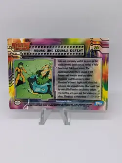 Round One Equals Defeat #26 TOPPS Black Mewtwo Strikes Back Pokemon - Image 2