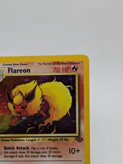 Pokemon Flareon 3/64 Jungle 1st Edition Holo Rare - Image 4