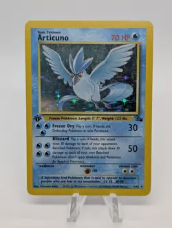 Pokemon Articuno 2/62 Fossil Holo Rare 1st Edition - Image 1