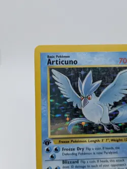 Pokemon Articuno 2/62 Fossil Holo Rare 1st Edition - Image 2