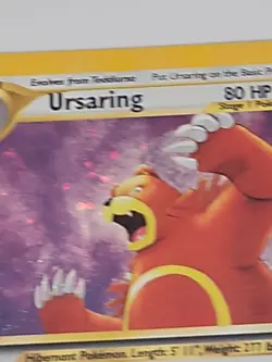 Pokemon Neo Discovery Ursaring TCG 15/75 Holo Rare Unlimited - Image 3