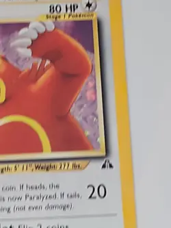 Pokemon Neo Discovery Ursaring TCG 15/75 Holo Rare Unlimited - Image 4