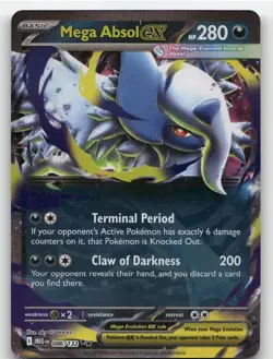 MEGA ABSOL EX 086/132 DOUBLE RARE MEGA EVOLUTION POKEMON NEAR MINT - Image 2